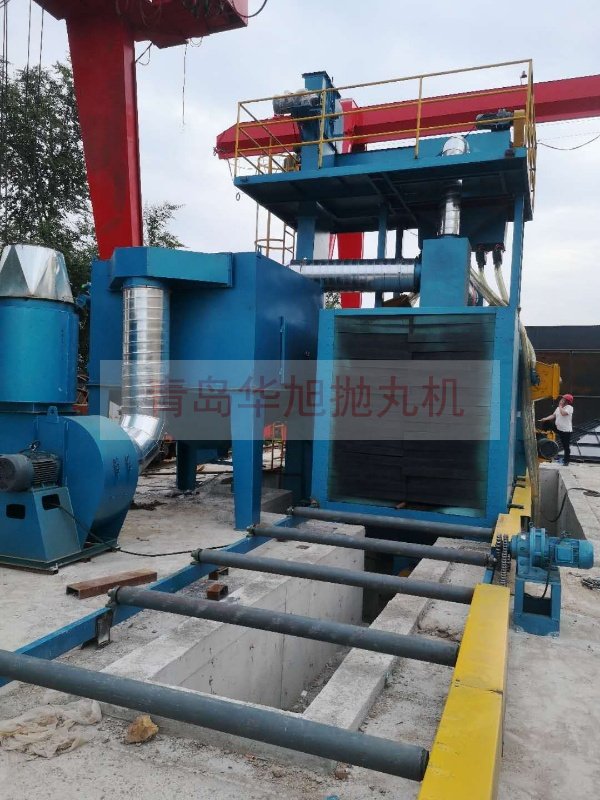 Q6918大型鋼結構拋丸清理機萊蕪用戶安裝調試完成